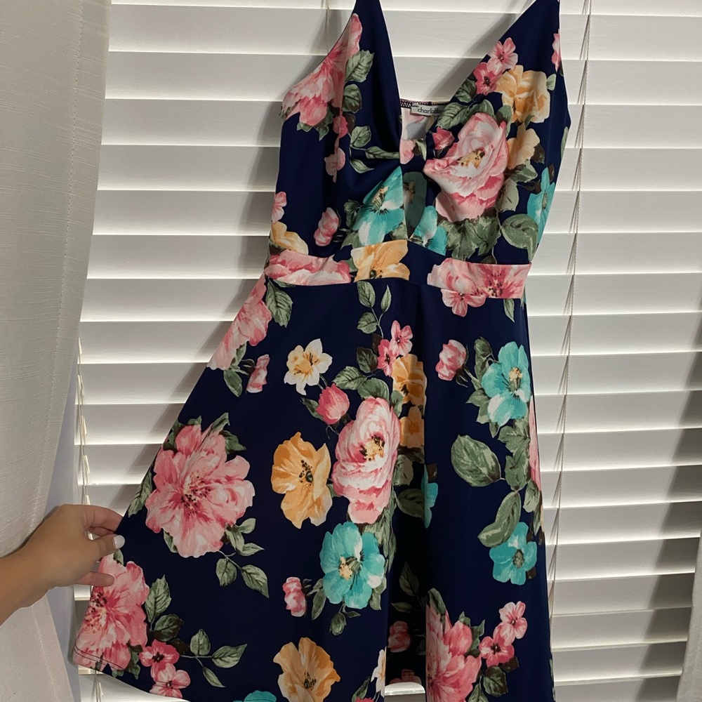 Floral mini dress